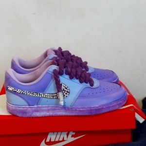 Tie Dye Nike Court Vision Lo